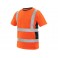 Tričko pracovné EXETER, výstražné, oranž.