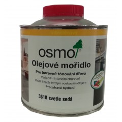OSMO 3518 olejové moridlo svetlo šedé 0,5l