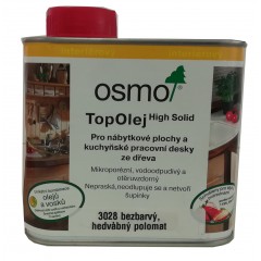 OSMO 3028 Top olej bezfarebný hodvábny polomat 0,5l