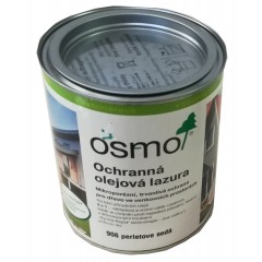 OSMO 906 ochranná olejová lazúra perlovo šedá 0,75l