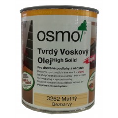 OSMO 3262 tvrdý voskový olej Rapid 2,5l mat