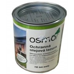 OSMO 732 ochranná olejová lazúra dub svetlý 0,75l