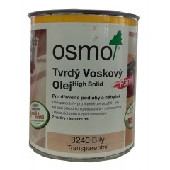 OSMO 3240 tvrdý voskový olej Rapid 2,5l biely transparent