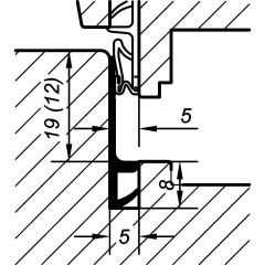 Tesnenie ok. TKS 5427 biele     (bal 175m)