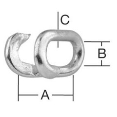 Vormann náhradný reťazové článok 4mm  /2ks/  007900266AV