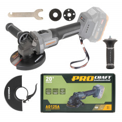 PROCRAFT AG125Abb aku uhlová brúska 125mm bez aku
