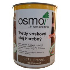 OSMO 3074 olej voskový tvrdý grafit 0,75l