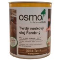 OSMO 3073 olej voskový tvrdý hnedá zem 0,75l