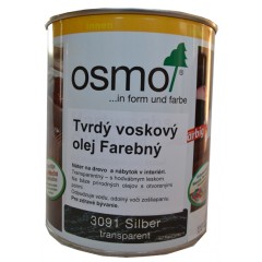 OSMO 3091 olej voskový tvrdý strieborný 0,75l