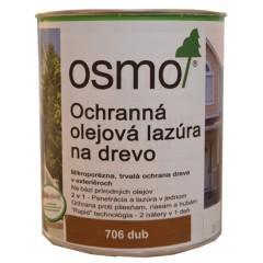 OSMO 706 ochranná olejová lazúra dub 0,75l