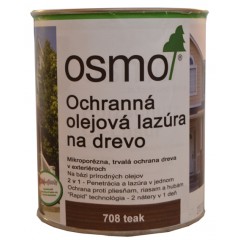OSMO 708 ochranná olejová lazúra teak 2,5l