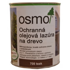 OSMO 708 ochranná olejová lazúra teak 0,75l