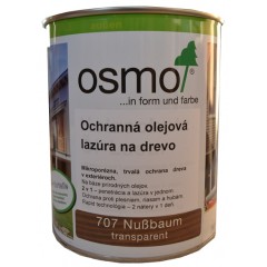 OSMO 707 ochranná olejová lazúra orech 0,75l