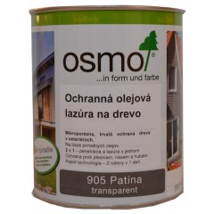OSMO 905 ochranná olejová lazúra patina 0,75l