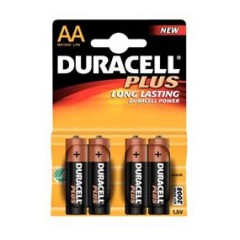 Batéria alkal. AA 1,5V  DURACELL (4ks)