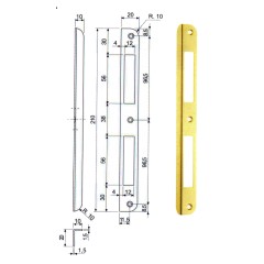 Protiplech AGB rohovy obly univerzalny Ni 590.14.06